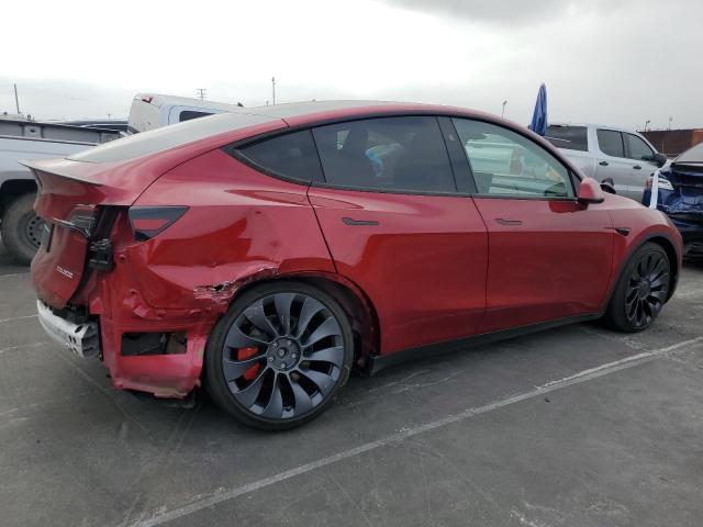  TESLA MODEL Y 2024 Красный