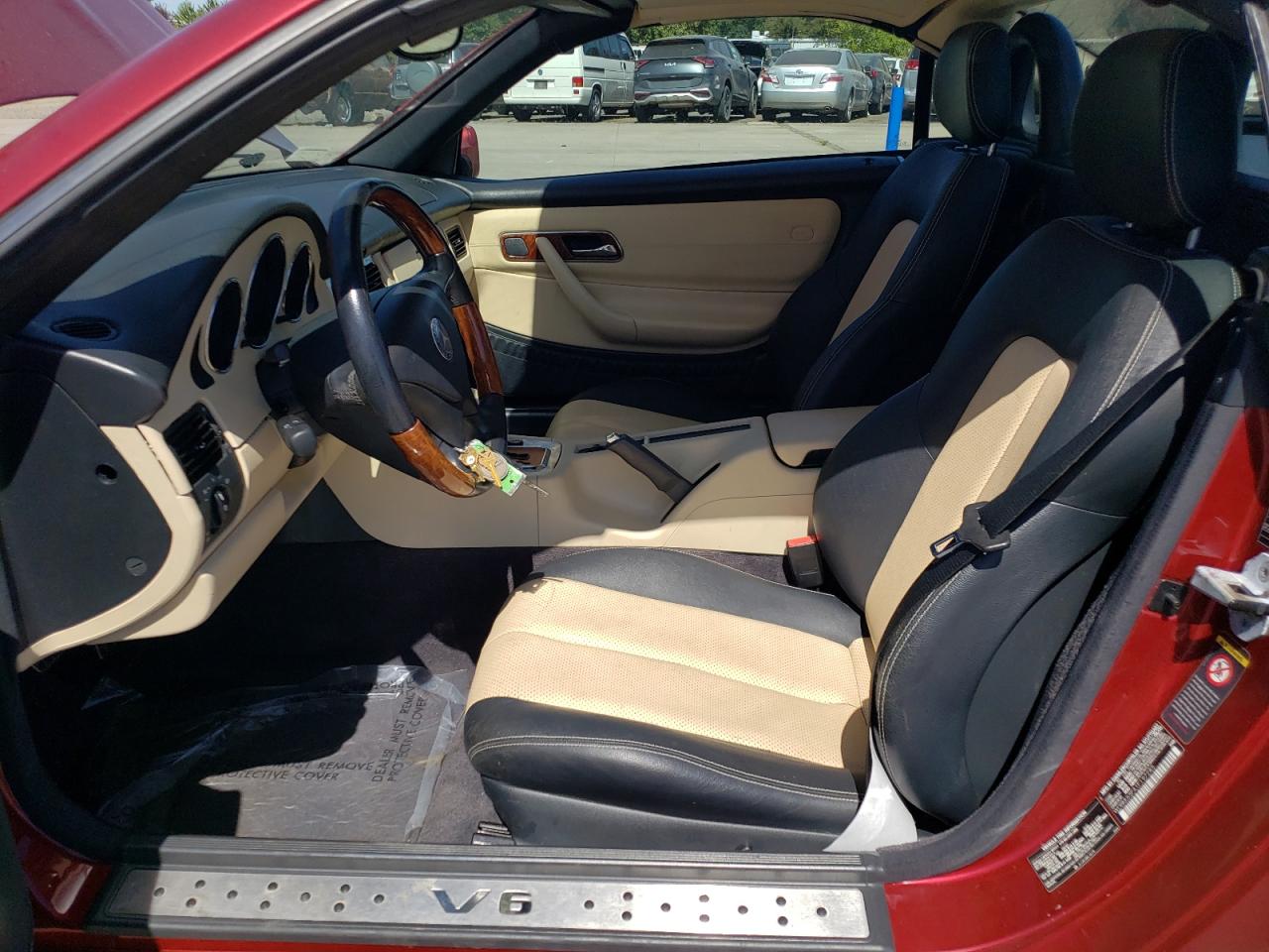 2001 Mercedes-Benz Slk 320 VIN: WDBKK65F41F197285 Lot: 65163685