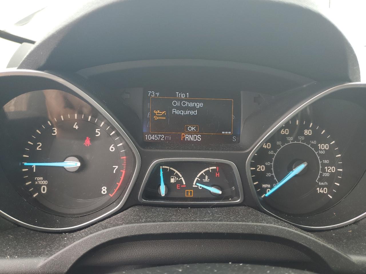 2017 Ford Escape S VIN: 1FMCU0F70HUA77604 Lot: 65176435