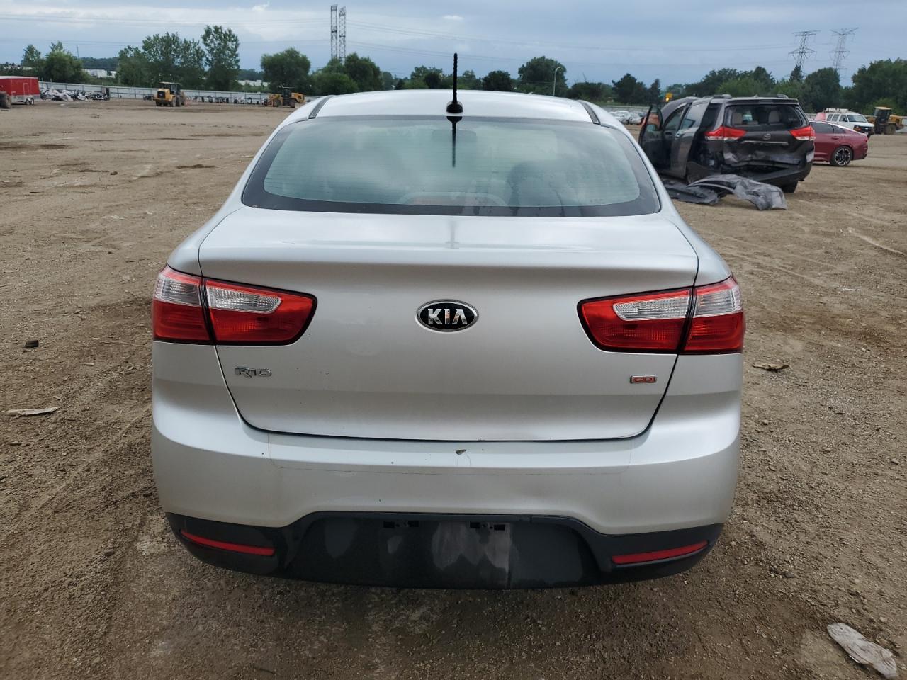 2015 Kia Rio Lx VIN: KNADM4A34F6453806 Lot: 66555025