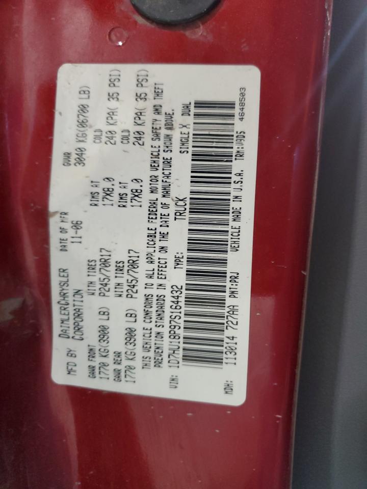 2007 Dodge Ram 1500 St VIN: 1D7HU18P97S164432 Lot: 64262165