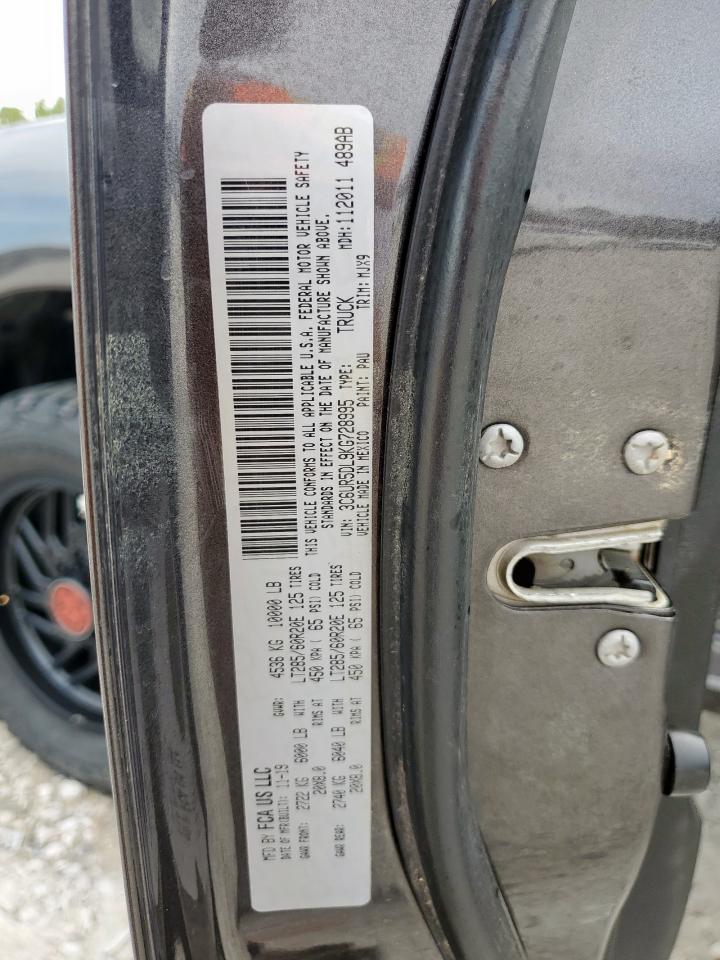 2019 Ram 2500 Big Horn VIN: 3C6UR5DL9KG728995 Lot: 64067175