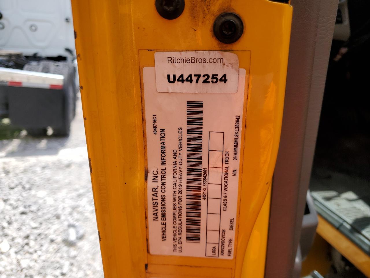 2019 International 4000 4300 VIN: 3HAMMMML8KL383642 Lot: 65584305