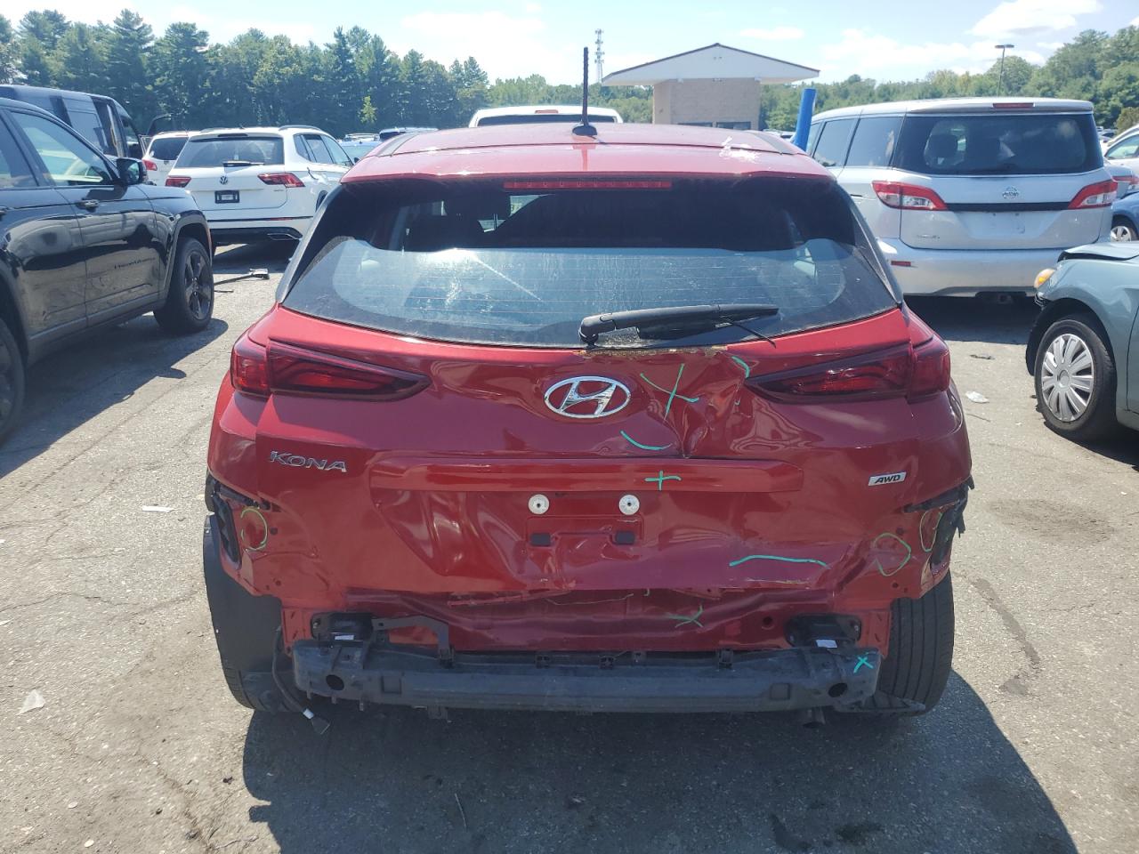 2021 Hyundai Kona Se VIN: KM8K1CAA7MU724602 Lot: 66190505