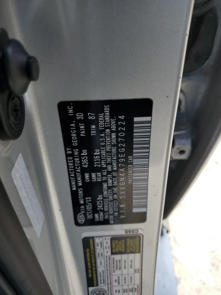 2014 Kia Optima Ex VIN: 5XXGN4A79EG270224 Lot: 64464195