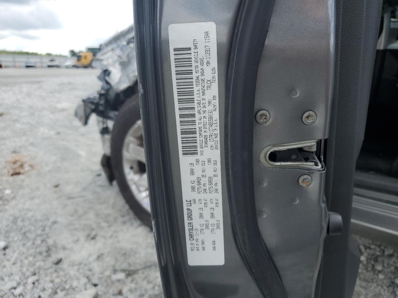 2011 Dodge Ram 1500 VIN: 1D7RV1CT4BS580161 Lot: 62362555