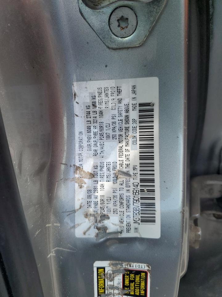 2009 Mazda Cx-9 VIN: JM3TB38V790169140 Lot: 64417275