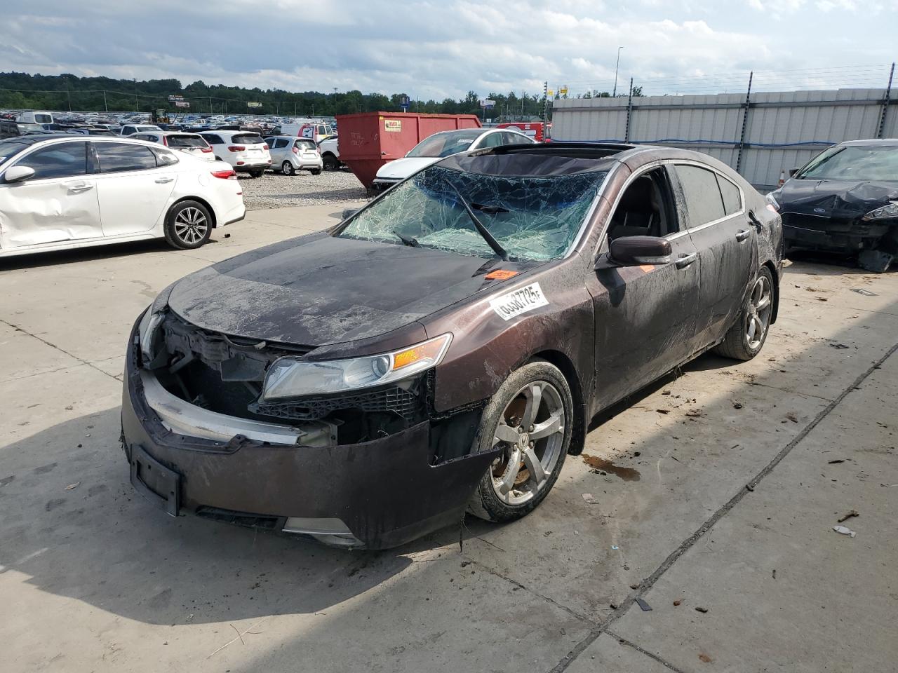 2009 Acura Tl brown null gas 19UUA96539A005594 photo #1