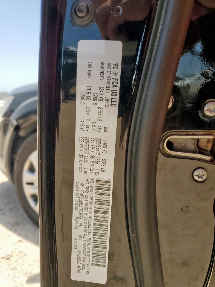 2019 Dodge Journey Se VIN: 3C4PDCBB5KT863269 Lot: 64096935