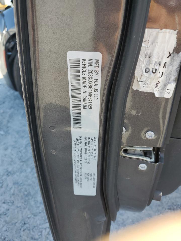 2021 Dodge Charger Sxt VIN: 2C3CDXBG1MH541729 Lot: 64957975