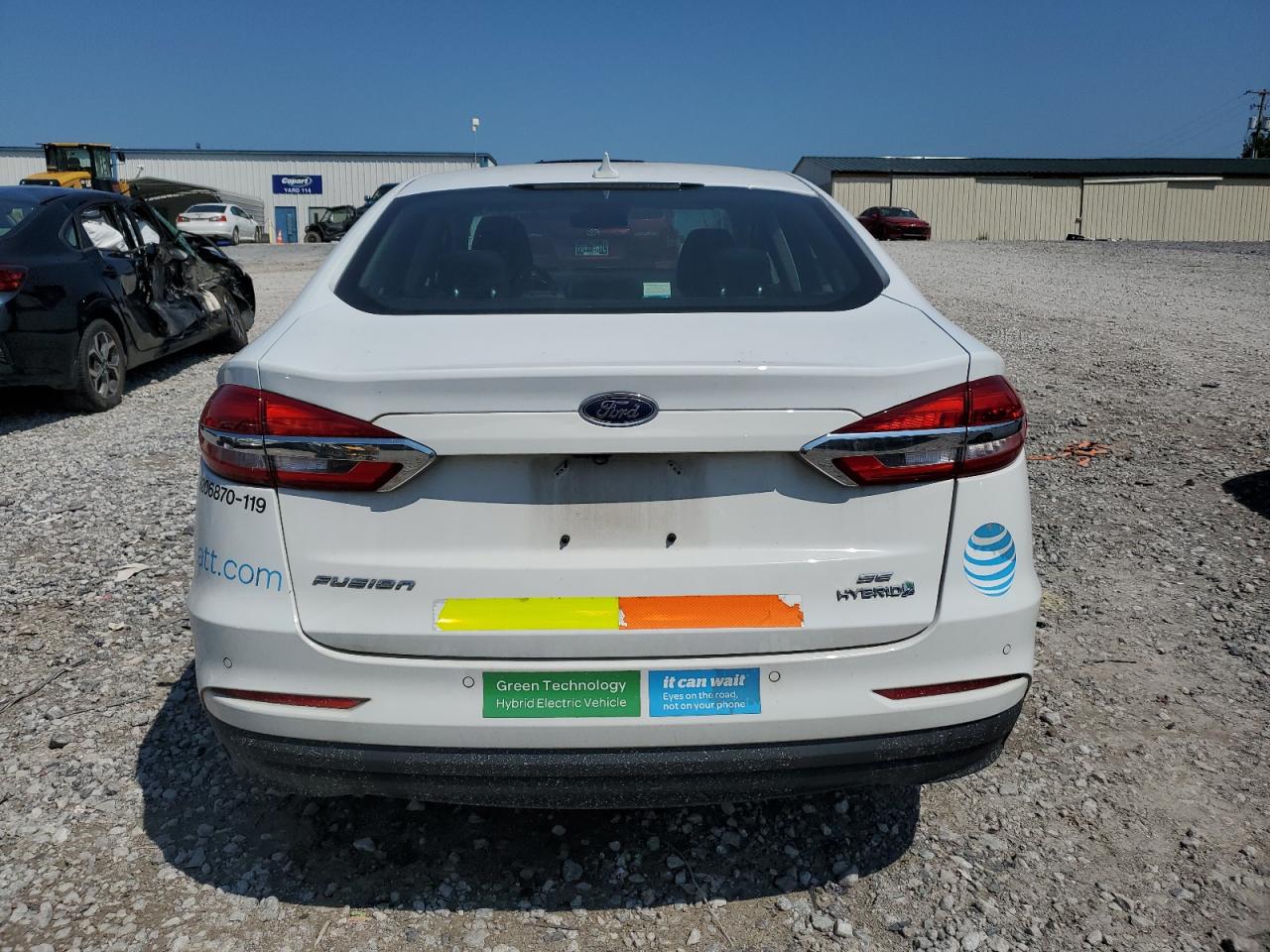 2019 Ford Fusion Se VIN: 3FA6P0LU1KR263997 Lot: 54066185