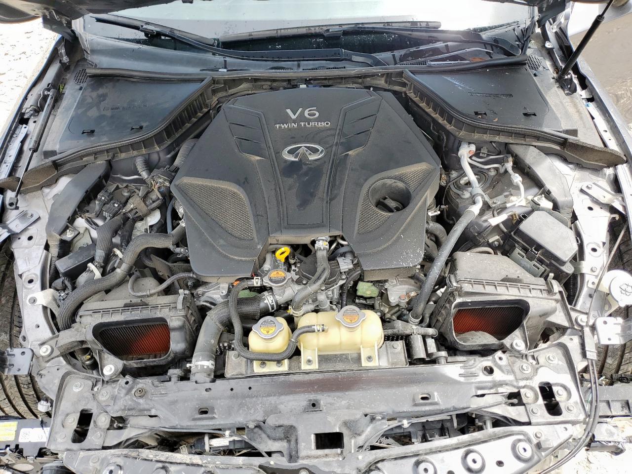 2021 Infiniti Q60 Red Sport 400 VIN: JN1FV7LL2MM560016 Lot: 64747895