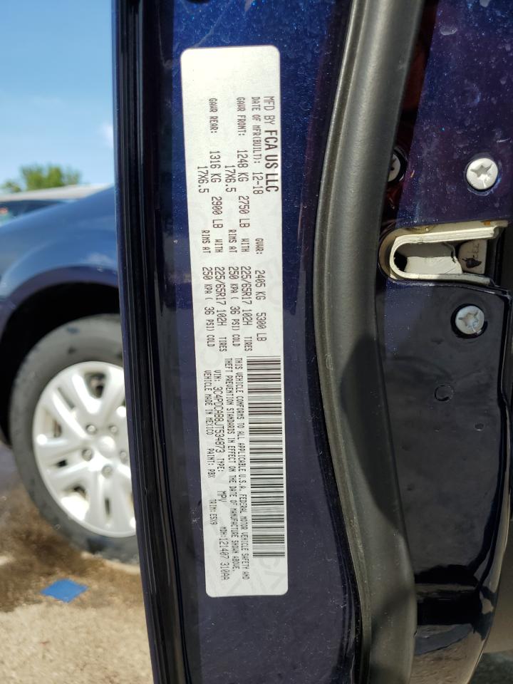 2018 Dodge Journey Se VIN: 3C4PDCAB8JT534873 Lot: 63399915