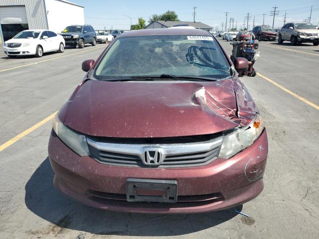Sedans HONDA CIVIC 2012 Czerwony
