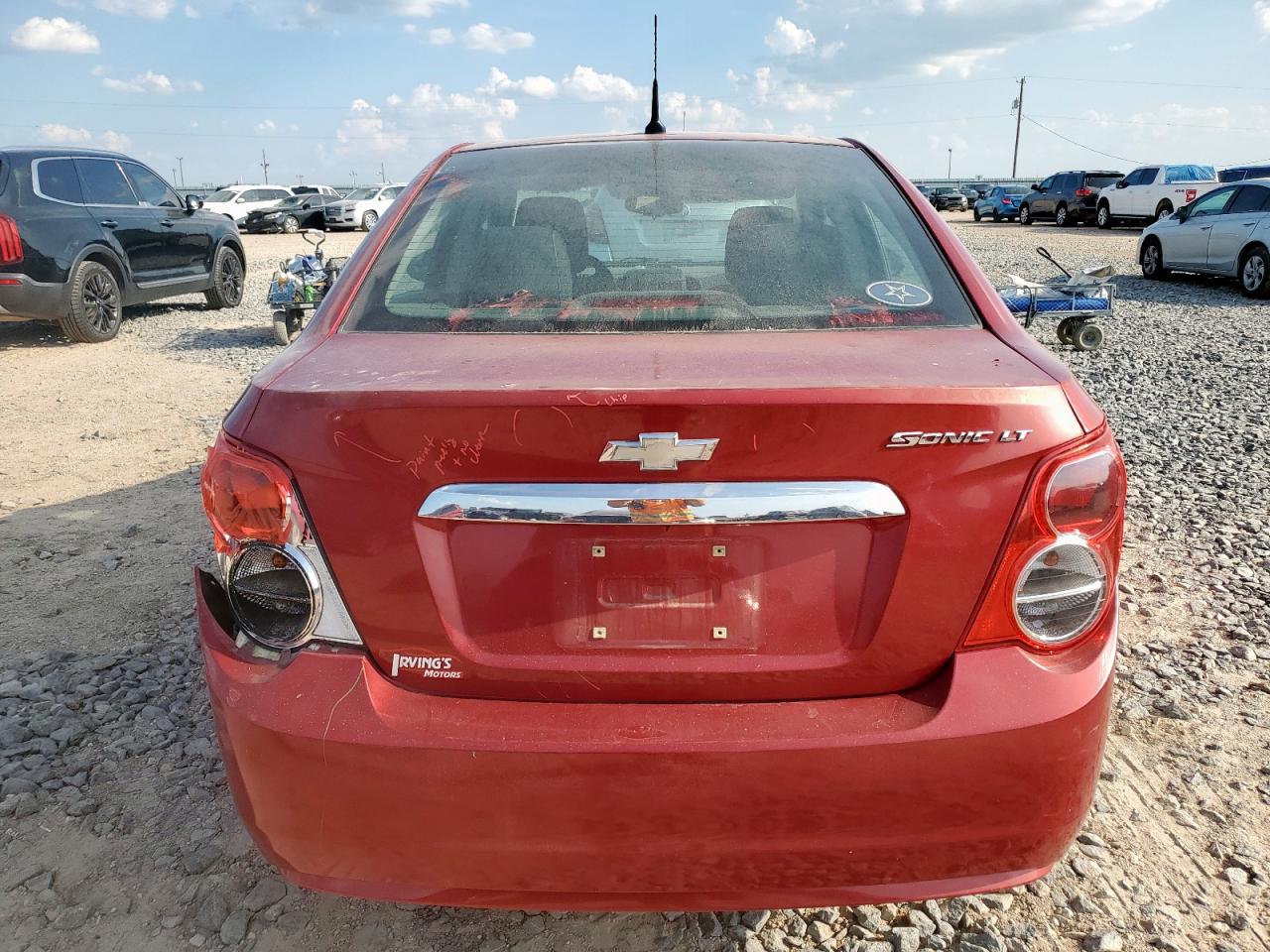 2013 Chevrolet Sonic Lt VIN: 1G1JC5SH1D4100742 Lot: 65372455