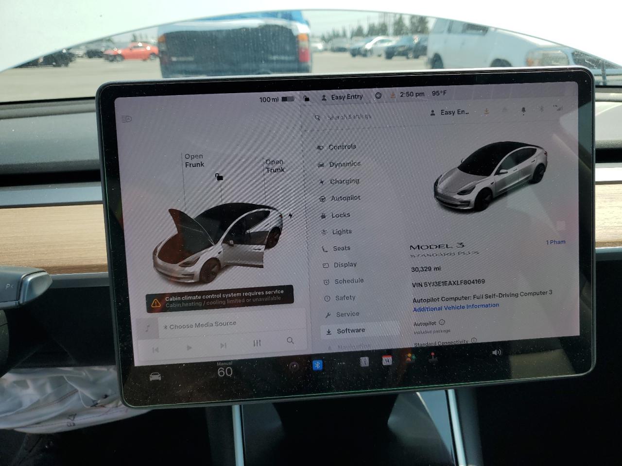 2020 Tesla Model 3 VIN: 5YJ3E1EAXLF804169 Lot: 64798005