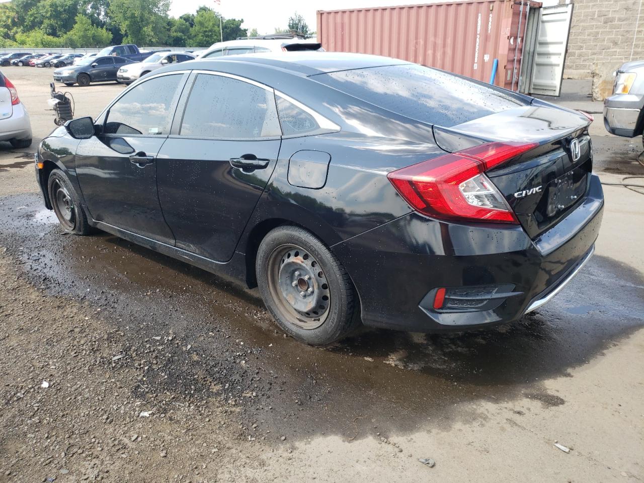 2020 Honda Civic Lx black null gas 2HGFC2F66LH542620 photo #3
