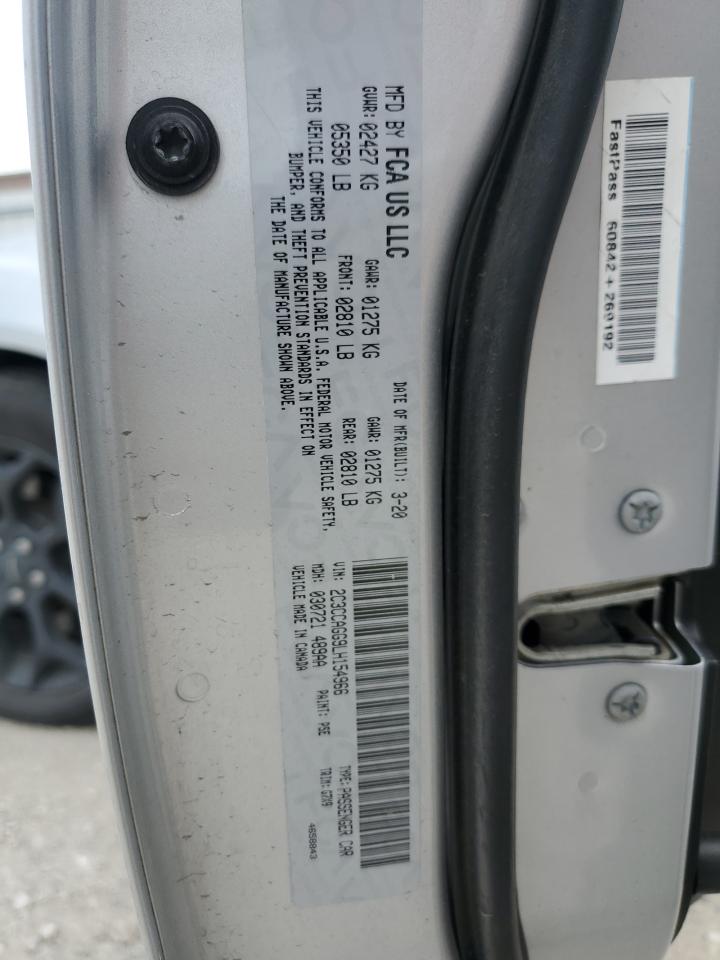 2020 Chrysler 300 S VIN: 2C3CCAGG9LH154966 Lot: 64488275
