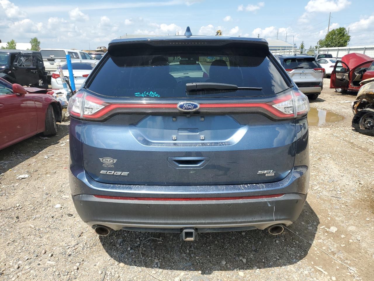 2018 Ford Edge Sel VIN: 2FMPK4J83JBC30812 Lot: 64162455