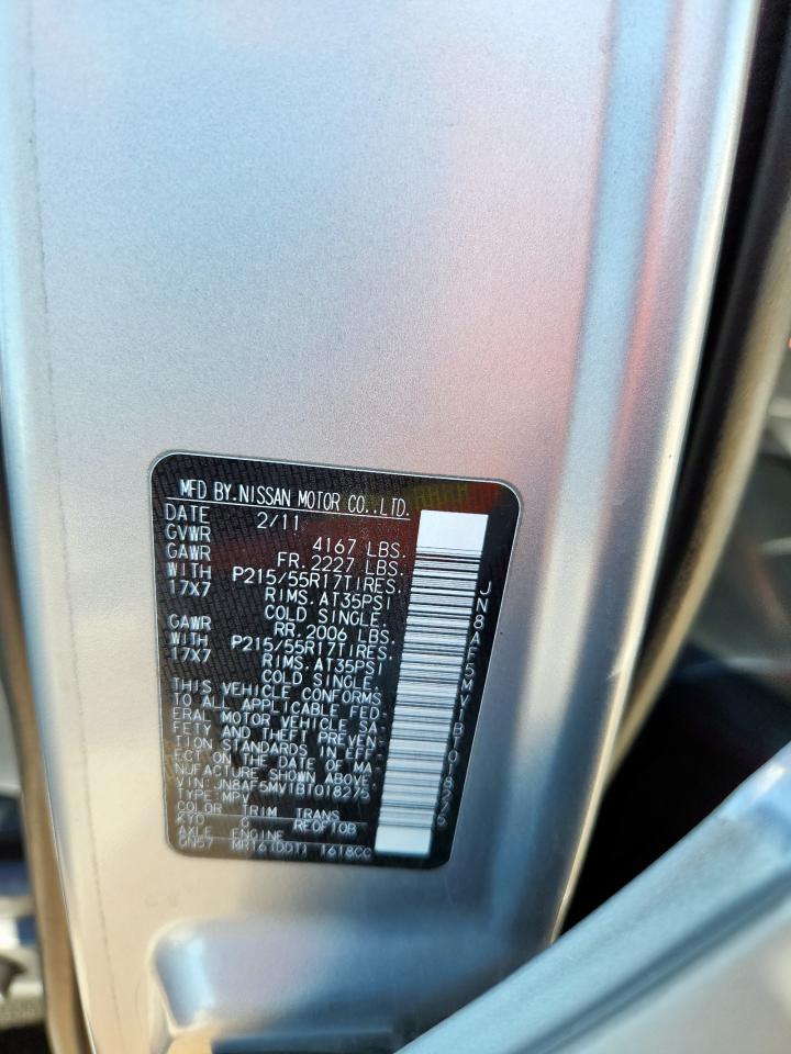 JN8AF5MV1BT018275 2011 Nissan Juke S