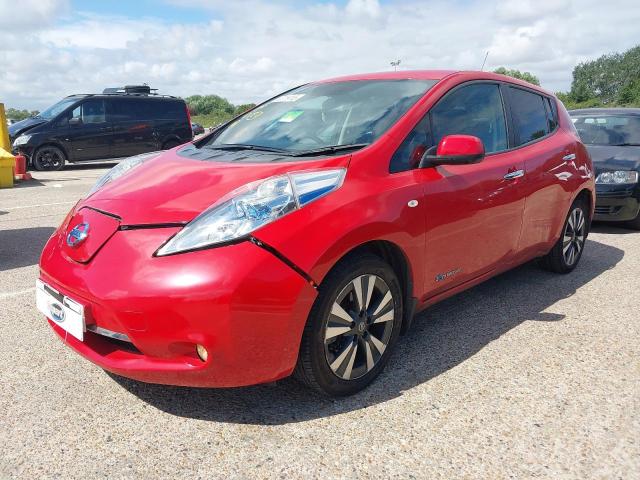 2017 NISSAN LEAF 80KW TEKNA 30KWH 5DR AUTO for sale at Copart SANDWICH