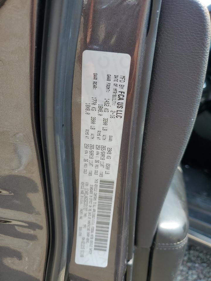 2016 Dodge Durango Sxt VIN: 1C4RDJAG5GC331727 Lot: 64697265