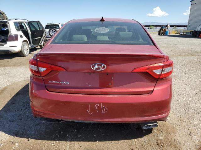  HYUNDAI SONATA 2016 Red