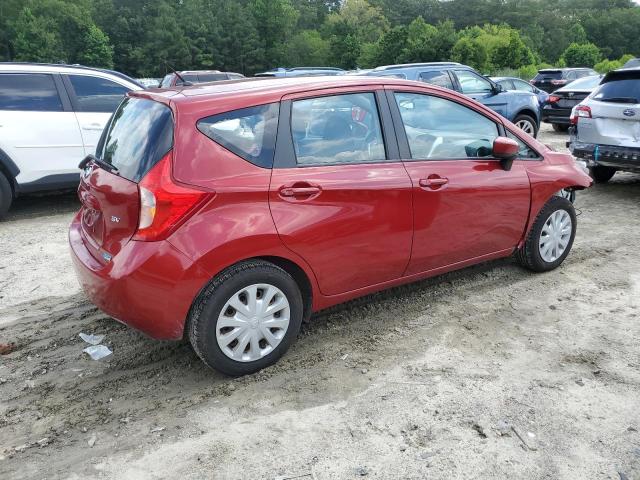 Hatchbacks NISSAN VERSA 2015 Czerwony