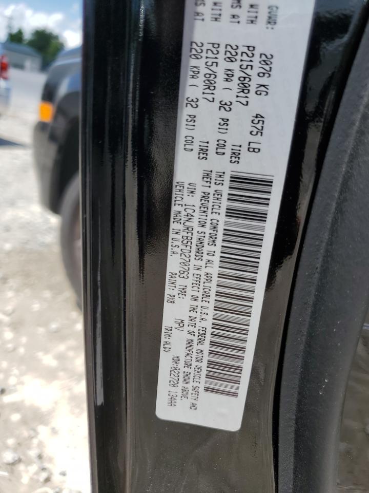 2015 Jeep Patriot Latitude VIN: 1C4NJRFB5FD270763 Lot: 64679485