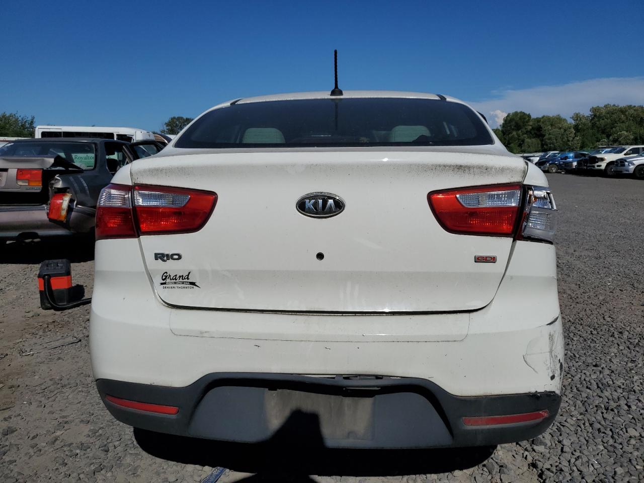 2013 Kia Rio Lx VIN: KNADM4A34D6122656 Lot: 63351185