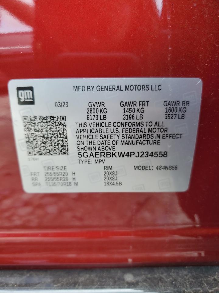 2023 Buick Enclave Essence VIN: 5GAERBKW4PJ234558 Lot: 65510895