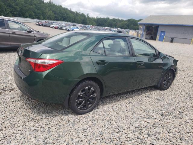  TOYOTA COROLLA 2016 Зеленый