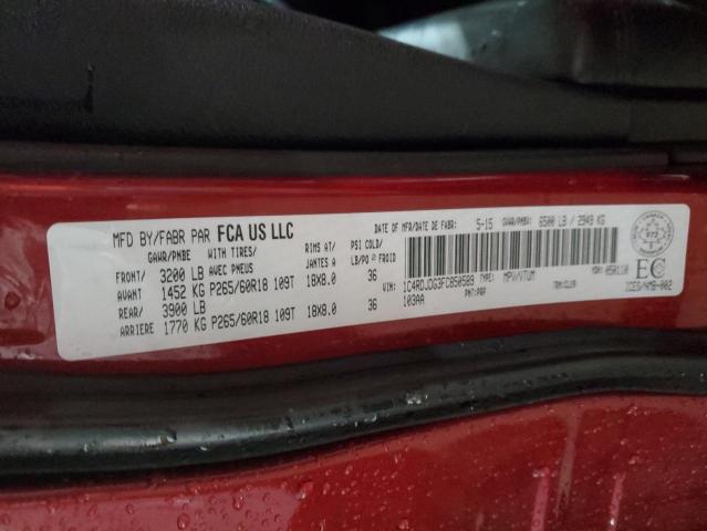 2015 DODGE DURANGO LIMITED  