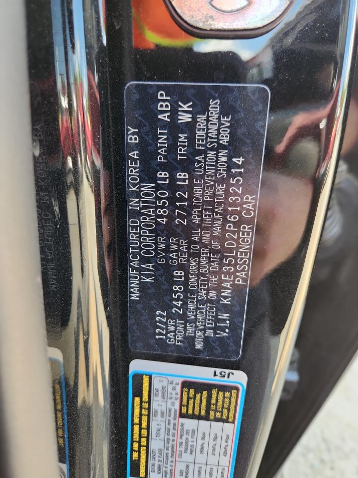 2023 Kia Stinger Gt Line VIN: KNAE35LD2P6132514 Lot: 65441735