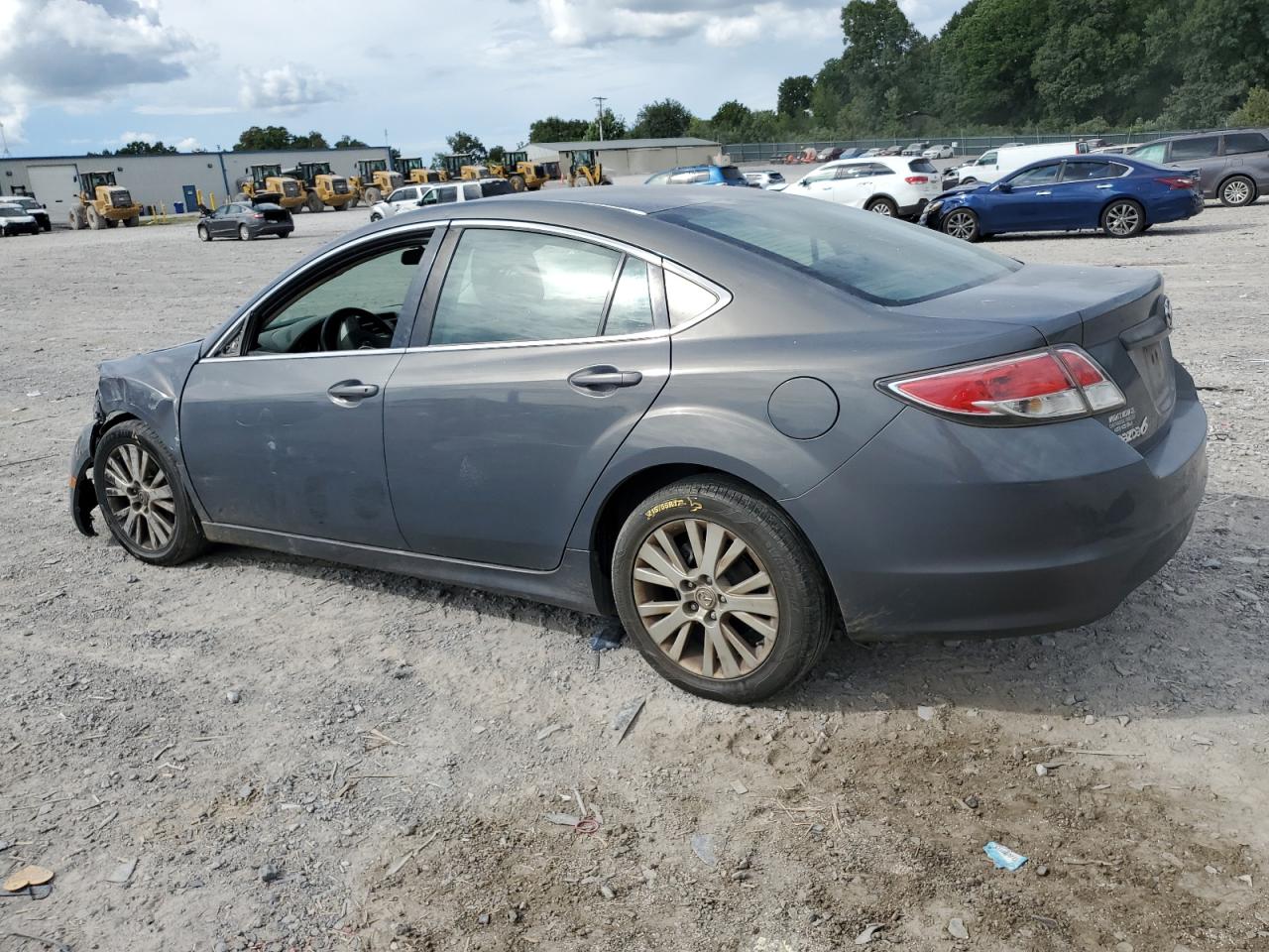 2010 Mazda 6 I grey sedan gas 1YVHZ8CH1A5M05288 photo #3