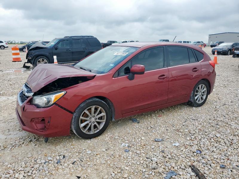  SUBARU IMPREZA 2014 Czerwony
