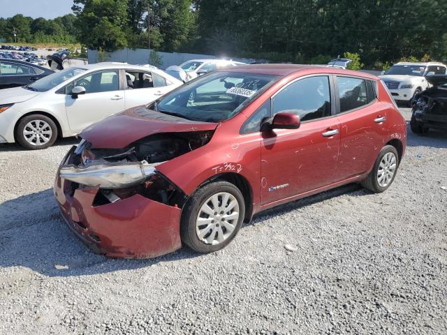  NISSAN LEAF 2013 Burgundy