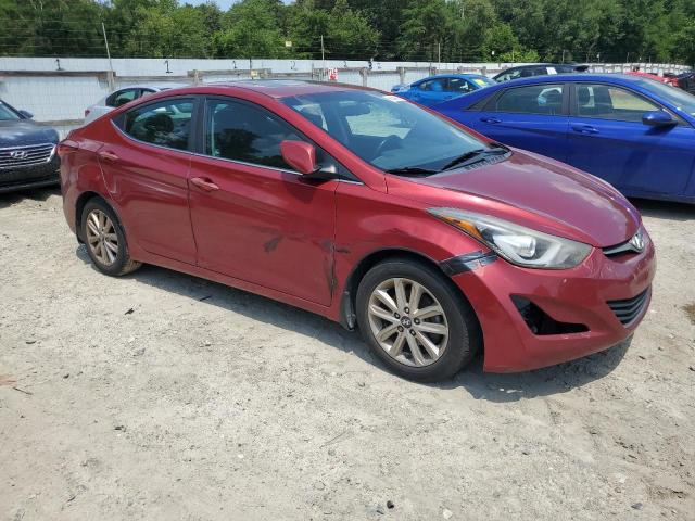 Sedans HYUNDAI ELANTRA 2015 Red