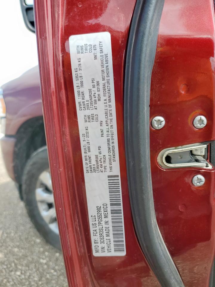 2023 Ram 3500 Limited VIN: 3C63R3SL7PG552992 Lot: 62774725
