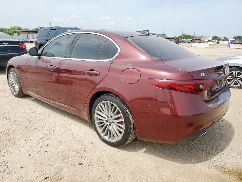  ALFA ROMEO GIULIA 2017 Czerwony