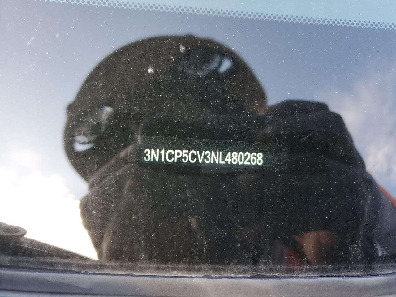 2022 Nissan Kicks Sv VIN: 3N1CP5CV3NL480268 Lot: 63821575