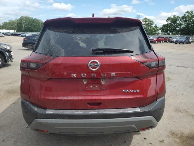  NISSAN ROGUE 2021 Красный