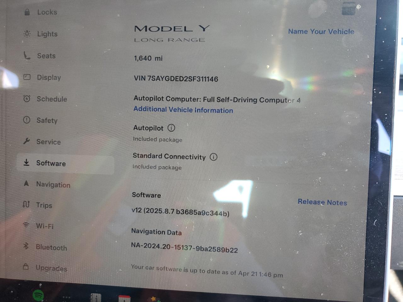 2025 Tesla Model Y VIN: 7SAYGDED2SF311146 Lot: 63065755