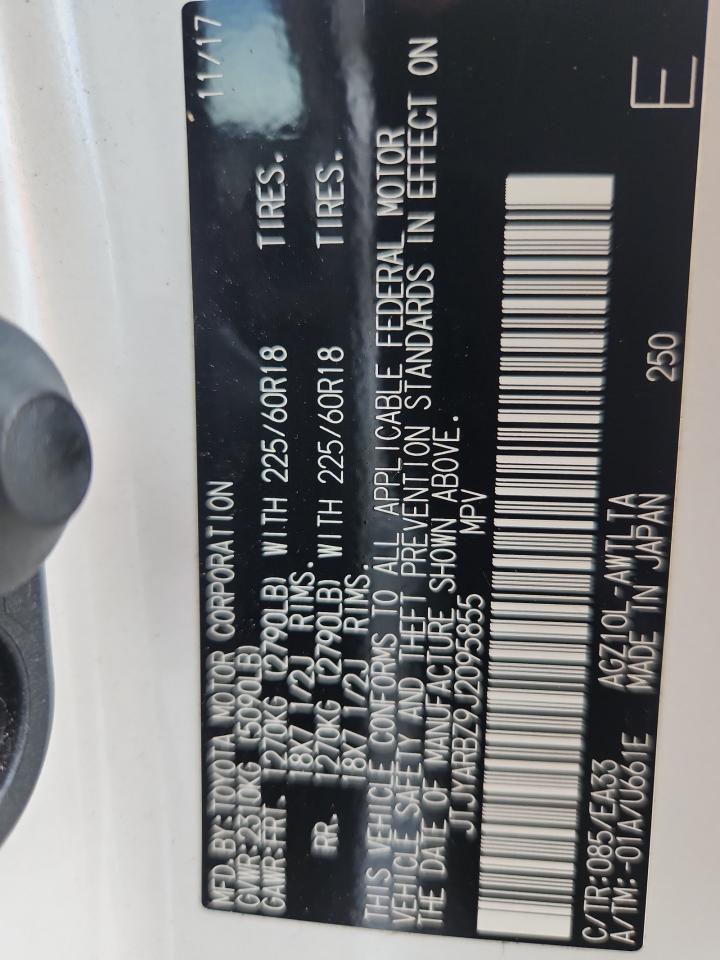 2018 Lexus Nx 300 Base VIN: JTJYARBZ9J2095855 Lot: 65278835