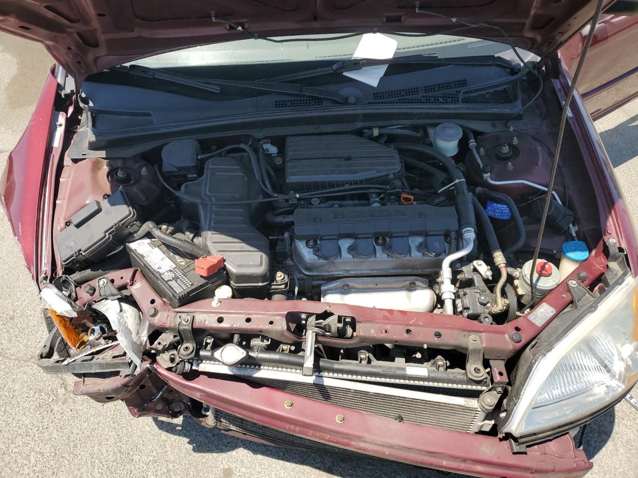 2003 Honda Civic Lx VIN: 2HGES16583H523955 Lot: 64690185