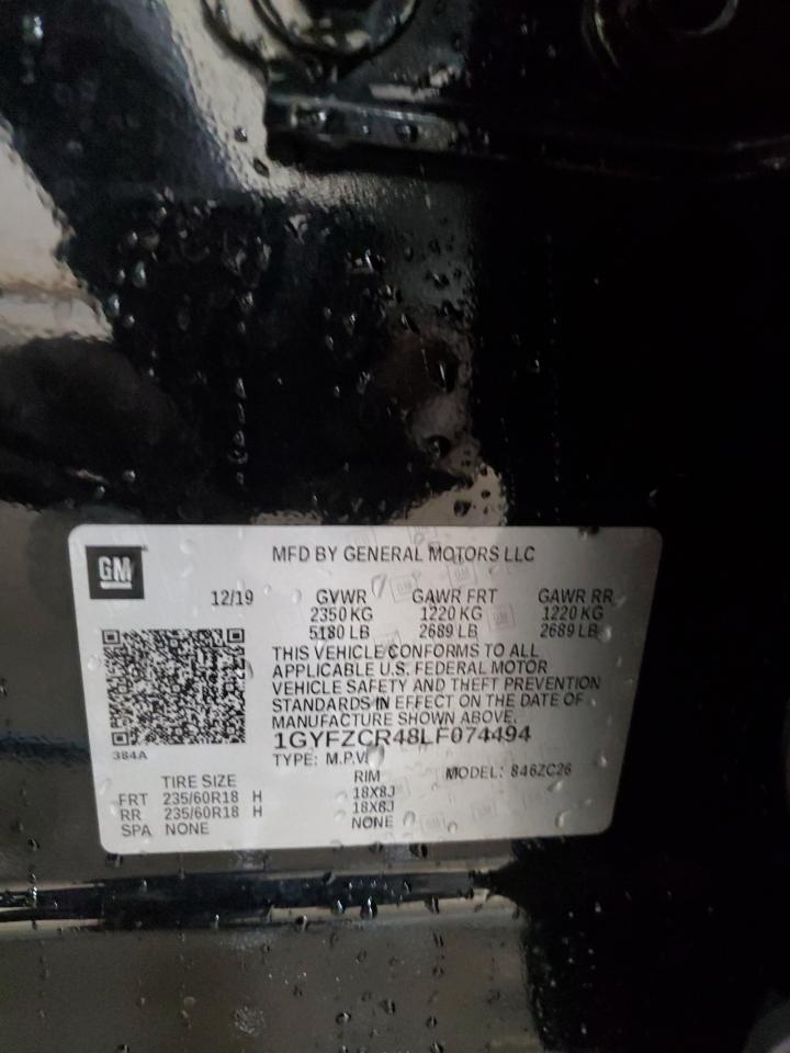 2020 Cadillac Xt4 Premium Luxury VIN: 1GYFZCR48LF074494 Lot: 66124045