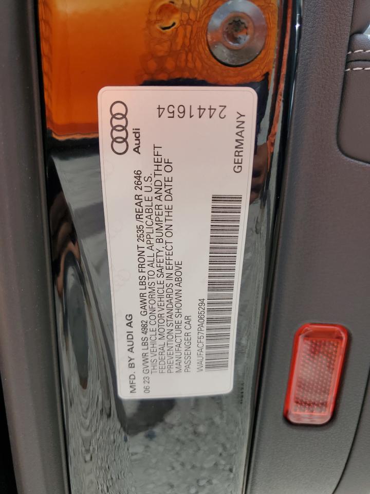 2023 Audi A5 Premium Plus 45 VIN: WAUFACF57PA065294 Lot: 64219475