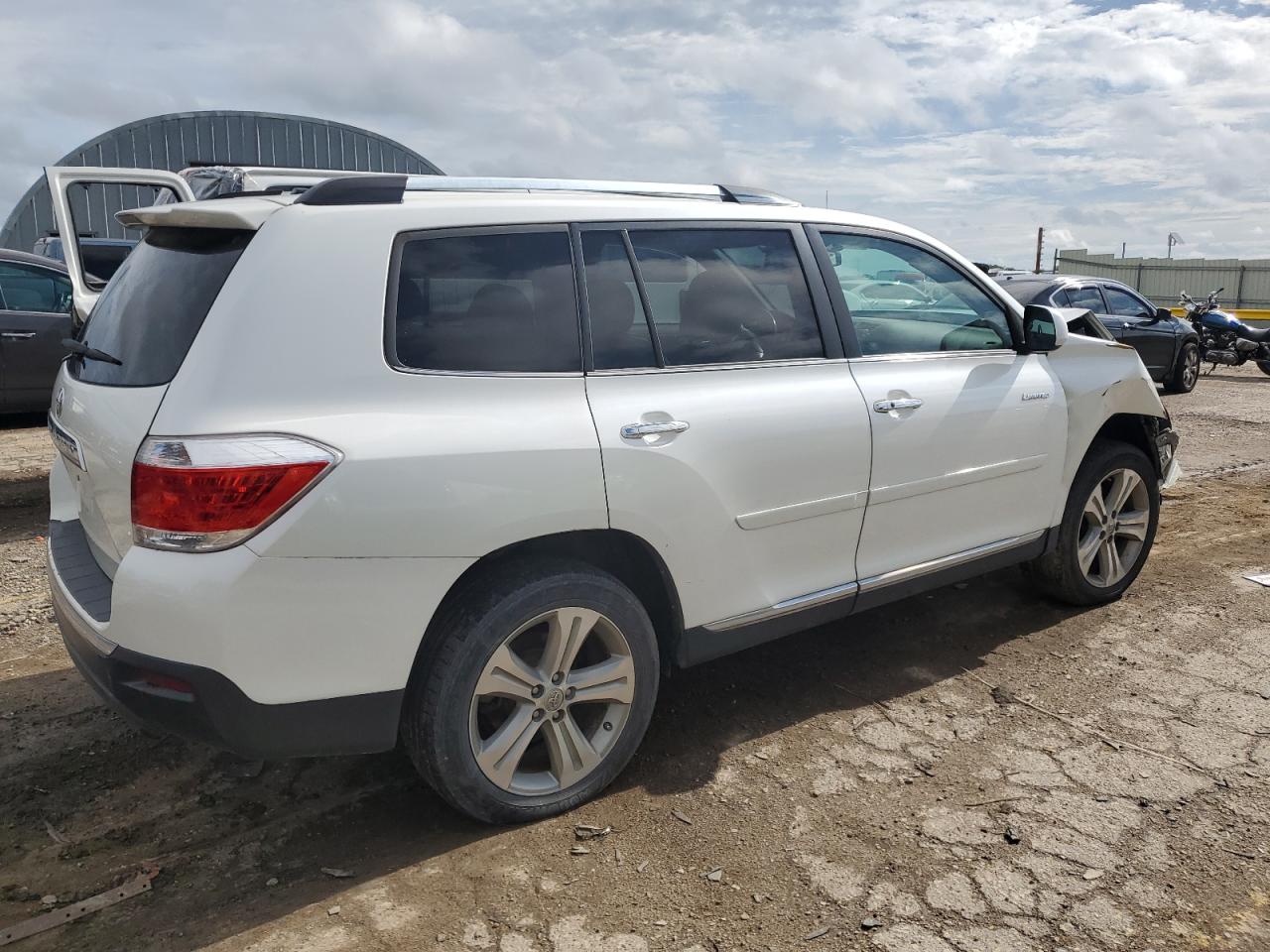 2012 Toyota Highlander Limited white null gas 5TDDK3EH3CS157261 photo #4