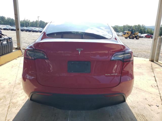  TESLA MODEL Y 2022 Czerwony