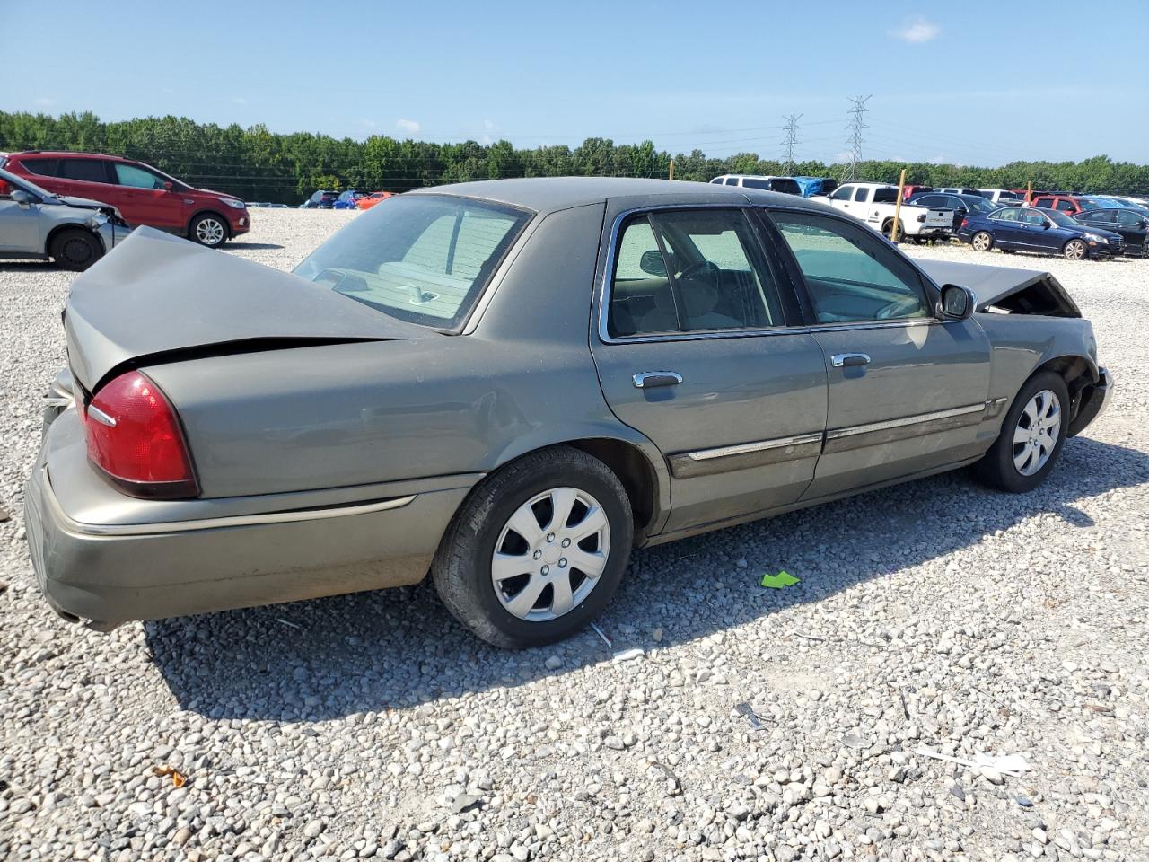 2001 Mercury Grand Marquis Gs green null gas 2MEFM74W91X622975 photo #4